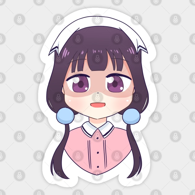 Maika Sakuranomiya Sticker by Oricca